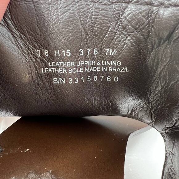 Tory Burch Women's Size 7 Kingsbridge Studded Open Toe Wedge Maroon Sandals - Picture 12 of 15